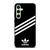 ADIDAS ORIGINALS STRIPES BLACK WHITE Samsung Galaxy S24 FE Case Cover