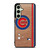 CHICAGO CUBS UBS MLB WOODEN LOGO Samsung Galaxy S24 FE Case Cover