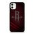 HOUSTON ROCKETS CARBON LOGO iPhone 11 Case Cover