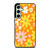 FLOWER POWER ORANGE PATTERN Samsung Galaxy S24 FE Case Cover