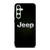JEEP GREEN CARBON LOGO Samsung Galaxy S24 FE Case Cover