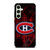 MONTREAL CANADIENS RED GLOW SYMBOL Samsung Galaxy S24 FE Case Cover