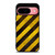 BLACK YELLOW POLICE LINE STRIPE Google Pixel 9 Case Cover