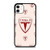 TESLA CAR LOGO COLLAGE iPhone 11 Case Cover