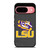 LSU TIGERS LEATHER LOGO Google Pixel 9 Case Cover