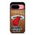 MIAMI HEAT WOODEN LOGO NBA Google Pixel 9 Case Cover