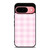 PINK PLAID PATTERN Google Pixel 9 Case Cover