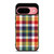 PIXELIZED TARTAN PATTERN Google Pixel 9 Case Cover