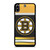 BOSTON BRUINS LOGO NHL iPhone XS Max Case Cover BOSTON BRUINS LOGO NHL iPhone XS Max Case Cover