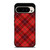 RED TARTAN CROSS PATTERN Google Pixel 9 Pro Case Cover