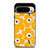 YELLOW RETRO FLORAL PATTERN Google Pixel 9 Pro Case Cover