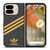 ADIDAS ORIGINALS STRIPES BLACK ORANGE Google Pixel 9 Pro Fold Case Cover