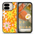FLOWER POWER ORANGE PATTERN Google Pixel 9 Pro Fold Case Cover