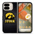 IOWA HAWKEYES METAL LOGO Google Pixel 9 Pro Fold Case Cover