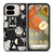 LUNAR PATTERN BLACK WHITE Google Pixel 9 Pro Fold Case Cover