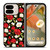 SEAMLESS RED WHITE ROSE PATTERN Google Pixel 9 Pro Fold Case Cover