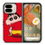 SHIN CHAN RED MINIMALIST Google Pixel 9 Pro Fold Case Cover