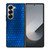 BLUE GRADIENT HALFTONE PATTERN Samsung Galaxy Z Fold 6 Case Cover