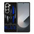 BLUE LINE POLICE WARRIOR SKULL Samsung Galaxy Z Fold 6 Case Cover
