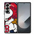 BOSTON RED SOX BASEBALL SNOOPY Samsung Galaxy Z Fold 6 Case Cover