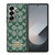 COACH NEW YORK LOGO GREEN ICONS Samsung Galaxy Z Fold 6 Case Cover