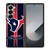 HOUSTON TEXANS STRIPE LOGO Samsung Galaxy Z Fold 6 Case Cover