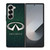 INFINITI CAR LOGO GREEN PATTERN Samsung Galaxy Z Fold 6 Case Cover INFINITI CAR LOGO GREEN PATTERN Samsung Galaxy Z Fold 6 Case Cover