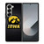 IOWA HAWKEYES METAL LOGO Samsung Galaxy Z Fold 6 Case Cover