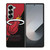 MIAMI HEAT BASKETBALL LOGO Samsung Galaxy Z Fold 6 Case Cover