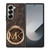 MICHAEL KORS LOGO MK BROWN WALLET Samsung Galaxy Z Fold 6 Case Cover