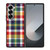 PIXELIZED TARTAN PATTERN Samsung Galaxy Z Fold 6 Case Cover