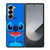 STITCH BLUE CARTOON CHARACTER Samsung Galaxy Z Fold 6 Case Cover