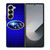 SUBARU BLUE METAL LOGO Samsung Galaxy Z Fold 6 Case Cover