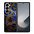 TIME LORD WRITING GOLD BLUE Samsung Galaxy Z Fold 6 Case Cover