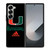 UM MIAMI HURRICANES ICON Samsung Galaxy Z Fold 6 Case Cover