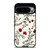 HAND DRAWING RED FLOWER PATTERN Google Pixel 9 Pro XL Case Cover