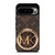 MICHAEL KORS LOGO MK BROWN WALLET Google Pixel 9 Pro XL Case Cover