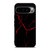 RED NEON LIGHTNING PATTERN Google Pixel 9 Pro XL Case Cover