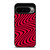 WAVY RED PATTERN Google Pixel 9 Pro XL Case Cover