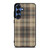 BROWN TARTAN PLAID PATTERN Samsung Galaxy S25 Case Cover