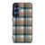 CHECK CLASSIC DARK PLAID FABRIC TEXTURES Samsung Galaxy S25 Case Cover