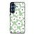 GREEN RETRO FLORAL PATTERN Samsung Galaxy S25 Case Cover