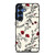 HAND DRAWING RED FLOWER PATTERN Samsung Galaxy S25 Case Cover