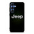 JEEP GREEN CARBON LOGO Samsung Galaxy S25 Case Cover