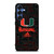 MIAMI HURRICANES UM ADIDAS Samsung Galaxy S25 Case Cover