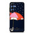 NAVY UMBRELLA KATE SPADE Samsung Galaxy S25 Case Cover