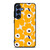 YELLOW RETRO FLORAL PATTERN Samsung Galaxy S25 Case Cover