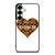 COACH NEW YORK BROWN HEART Samsung Galaxy S25 Plus Case Cover