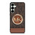 MICHAEL KORS LOGO MK WALLET BROWN Samsung Galaxy S25 Plus Case Cover