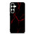 RED NEON LIGHTNING PATTERN Samsung Galaxy S25 Plus Case Cover